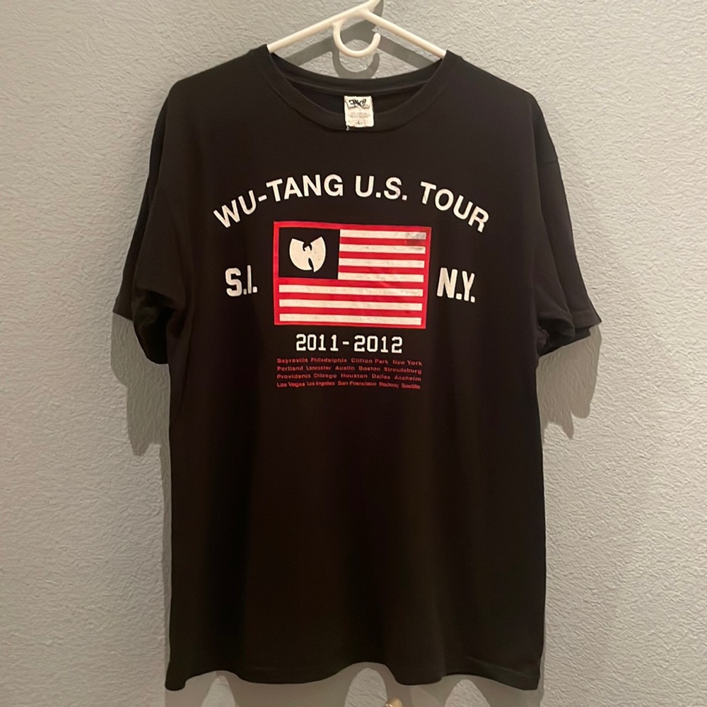 VINTAGE Wu-Tang US Tour 2011-2012 t-shirt